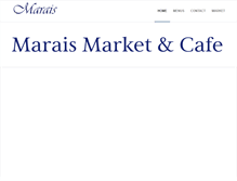 Tablet Screenshot of maraisrestaurant.com